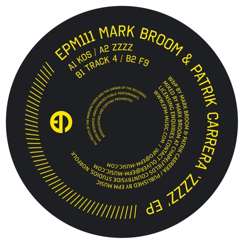 Mark Broom & Patrik Carrera - ZZZZ EP [EPM111]